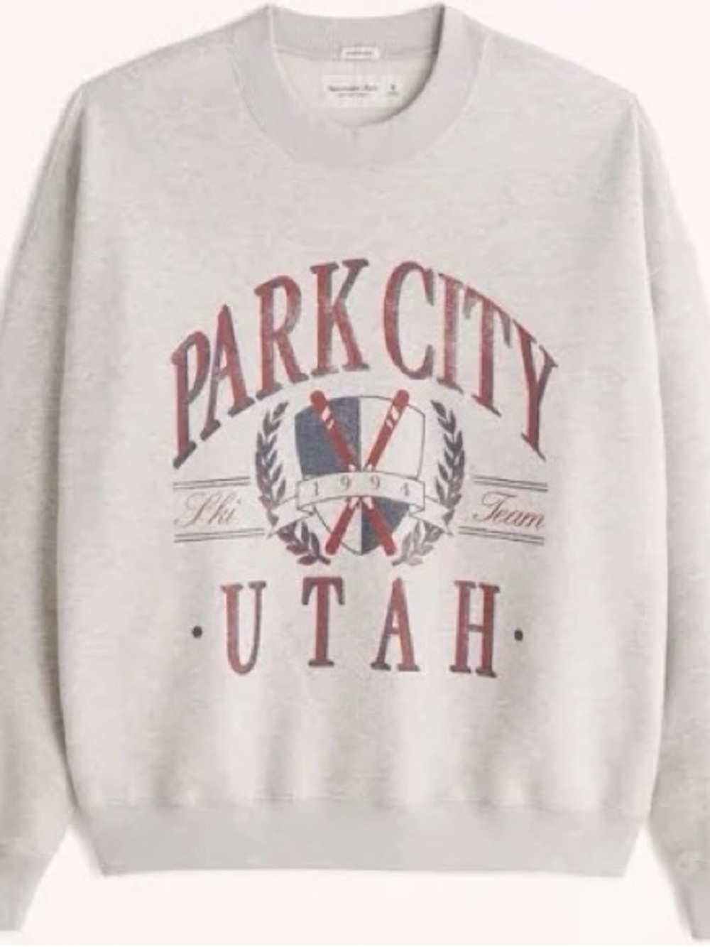 Abercrombie and Fitch Park city Utah oversize sweatshirt medium m fleece